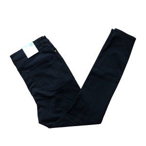 NWT H&M Black Super Stretch Skinny Jeans High Waist Denim 14 (34 x 28)